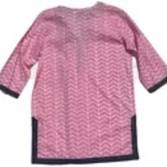 Malabar Bay Organic Cotton Dress Tunic Bathing Suit Cover Size XL - Picture 2 of 5